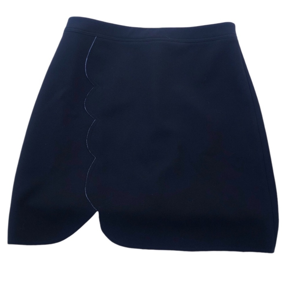 Halogen scalloped mini skirt L 12